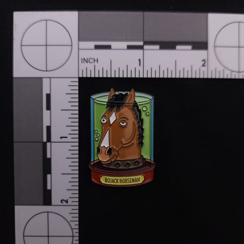 BoJack Horseman Head in Jar Pin