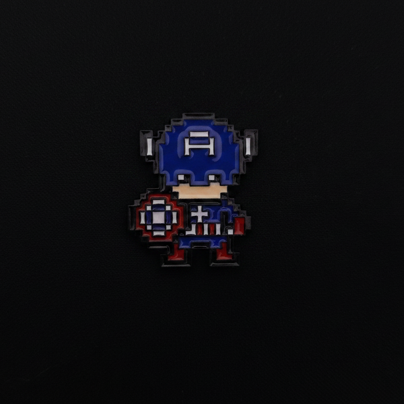 Marvel 8-Bit Character Pins