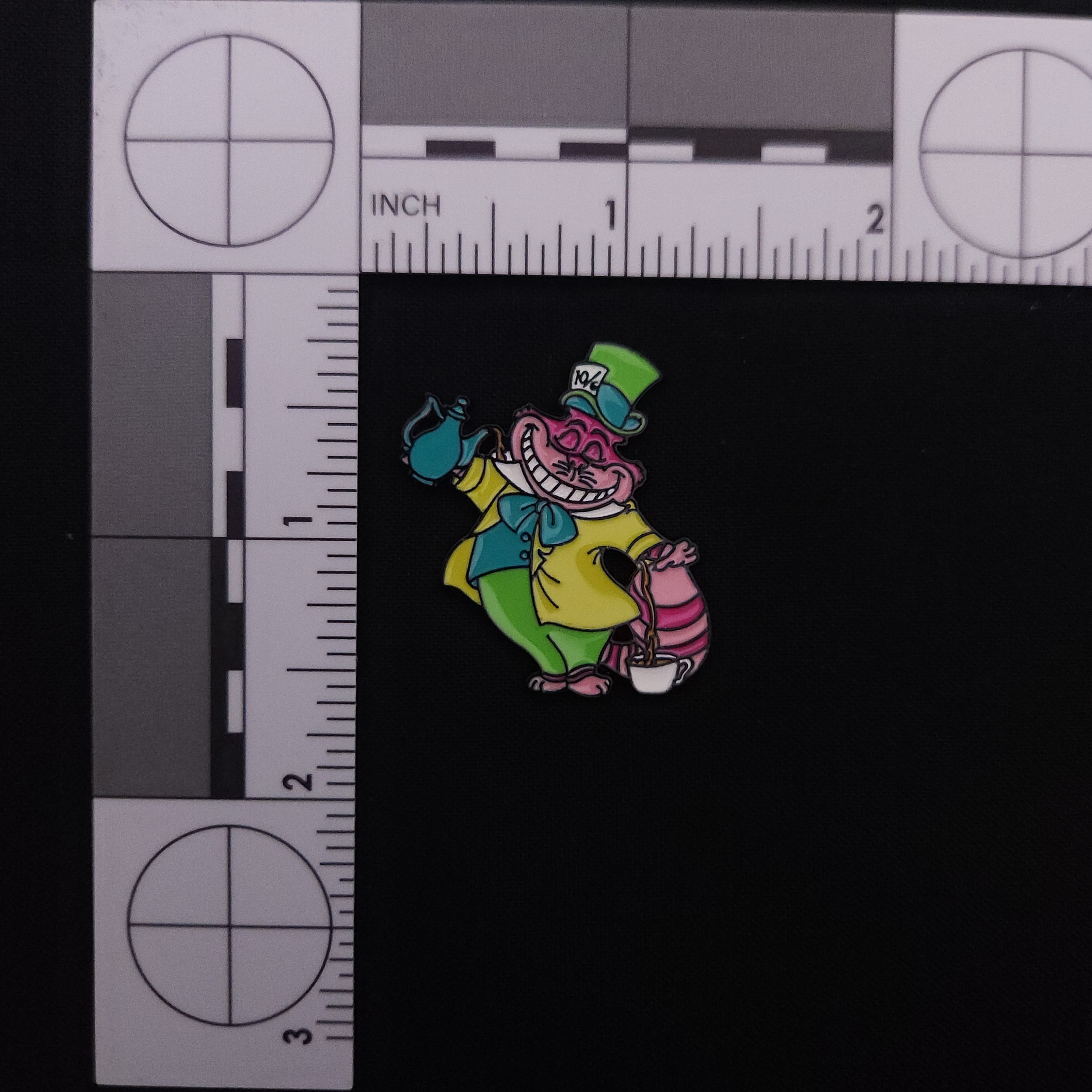 Alice Cheshire Cat Mad Hatter Pin