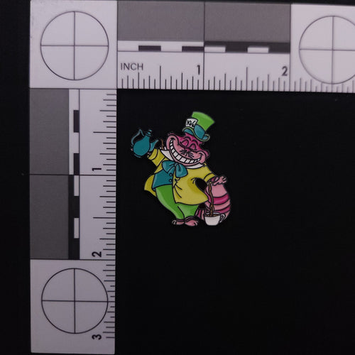 Alice Cheshire Cat Mad Hatter Pin