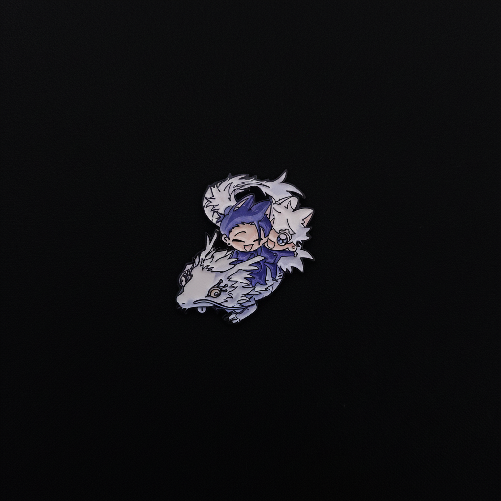 Jujutsu Kaisen Suguru and Gojo Dragon Pin