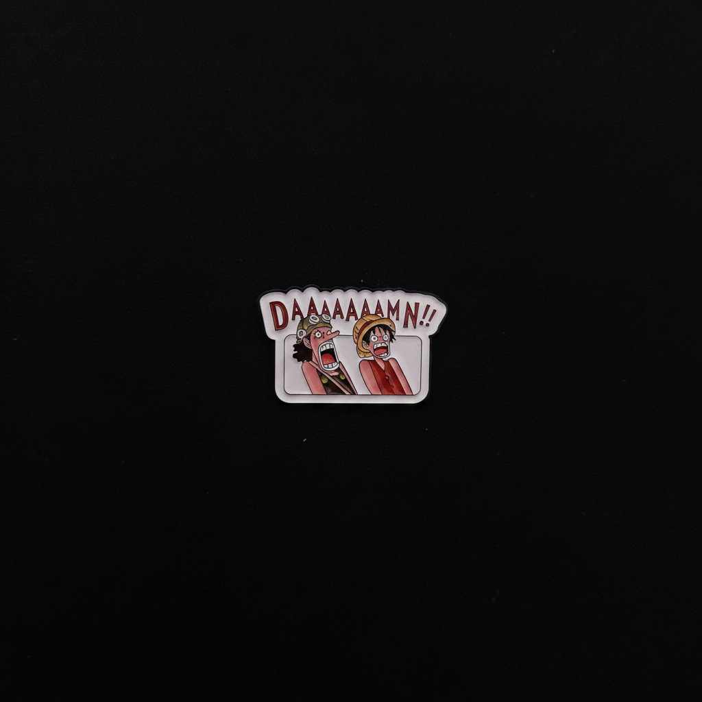 One Piece “DAAAAMN” Pin