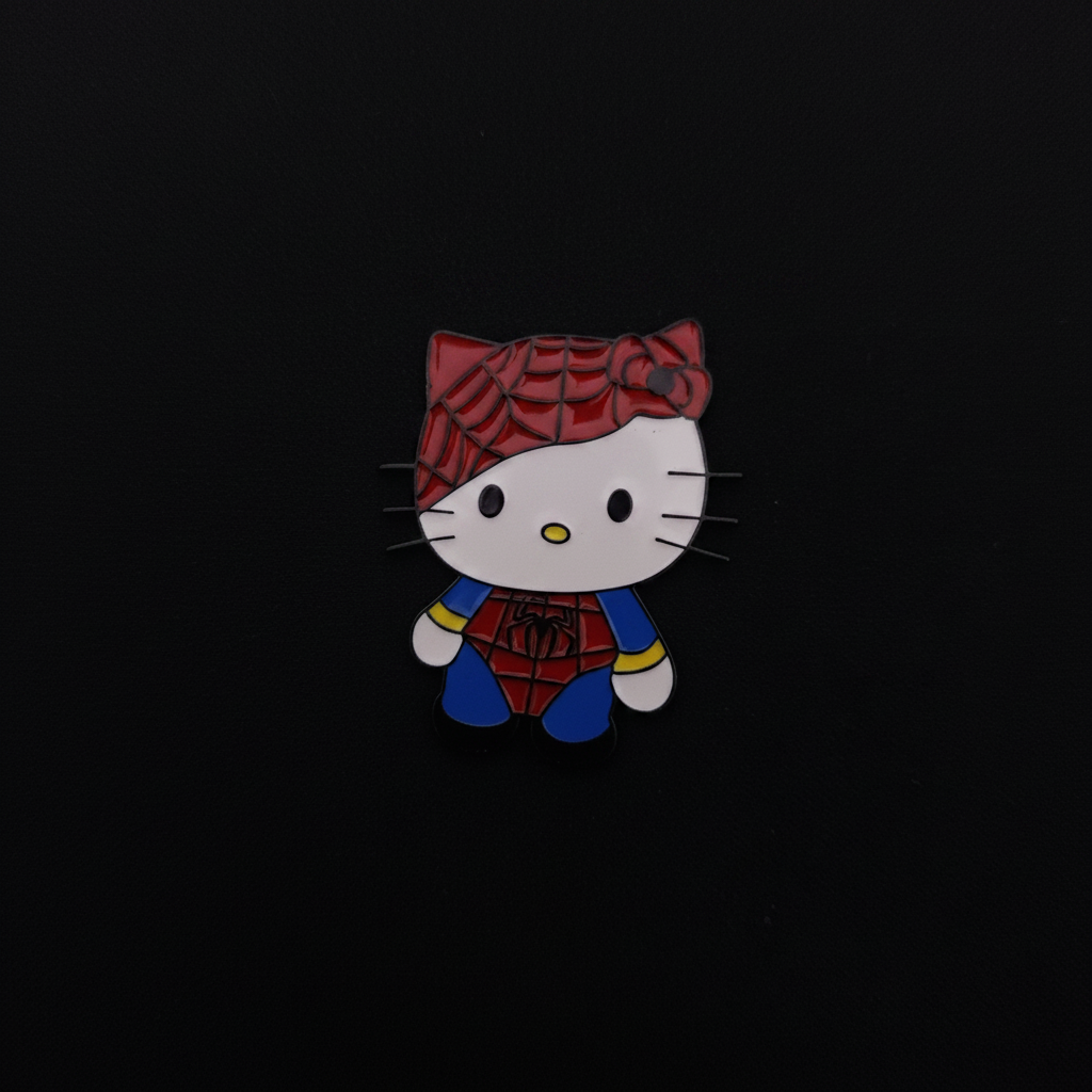 Hello Kitty Spider-Man Crossover Pin