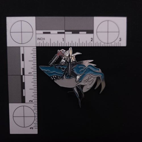 Chainsaw Man Chainsaw Riding Beam Pin