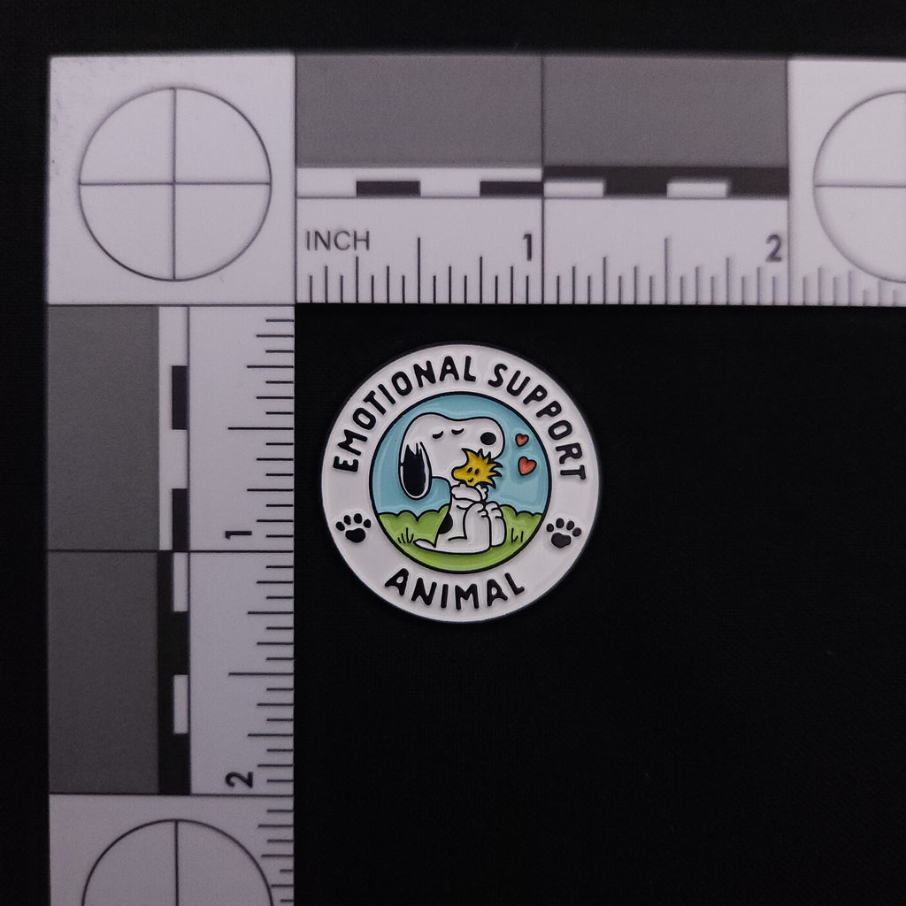 Snoopy Emotional Support Animal Pin