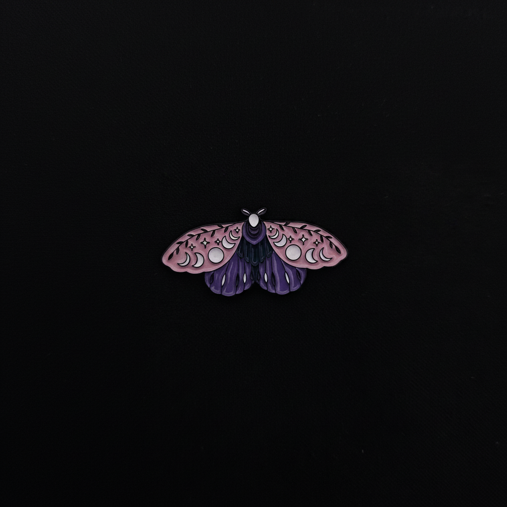 Lunar Moth Pin