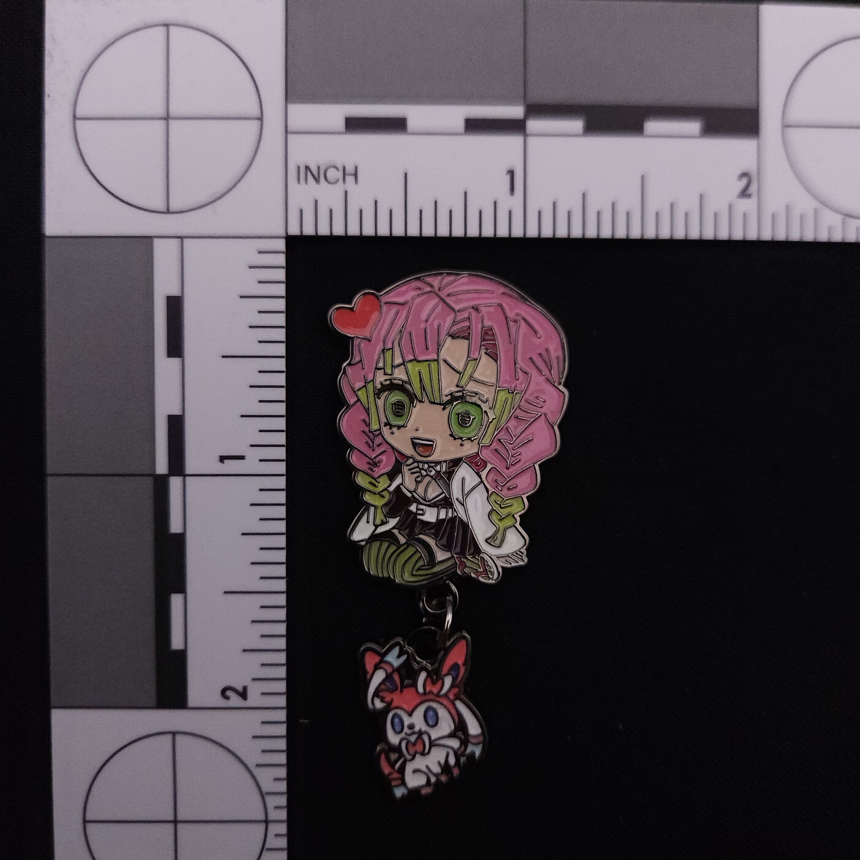 Demon Slayer Mitsuri and Sylveon Pin
