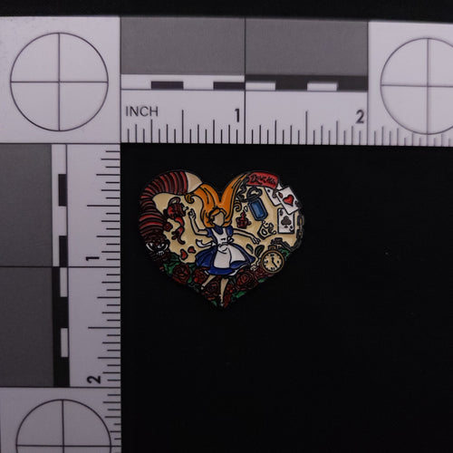 Alice Heart Pin
