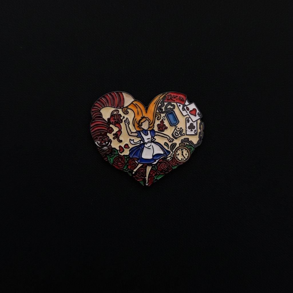 Alice Heart Pin