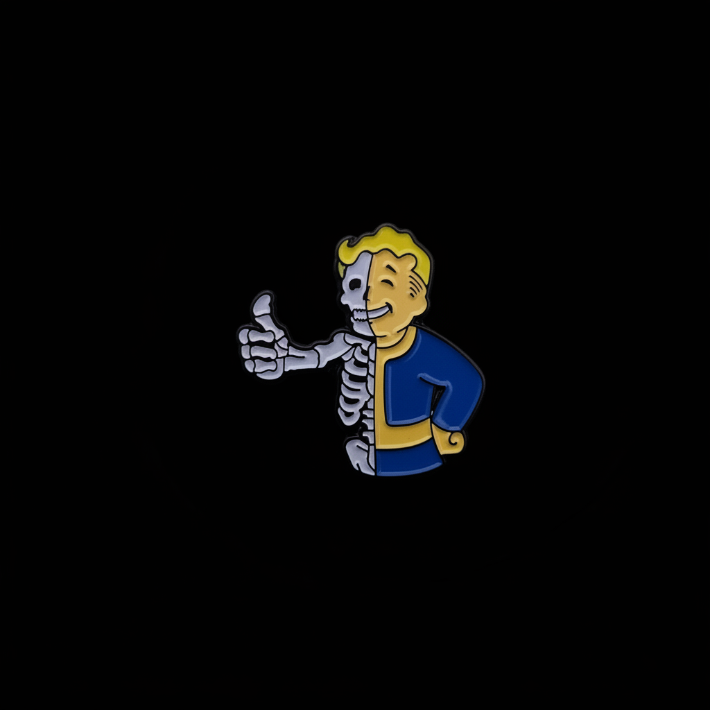 Fallout Vault Boy X-Ray Pin