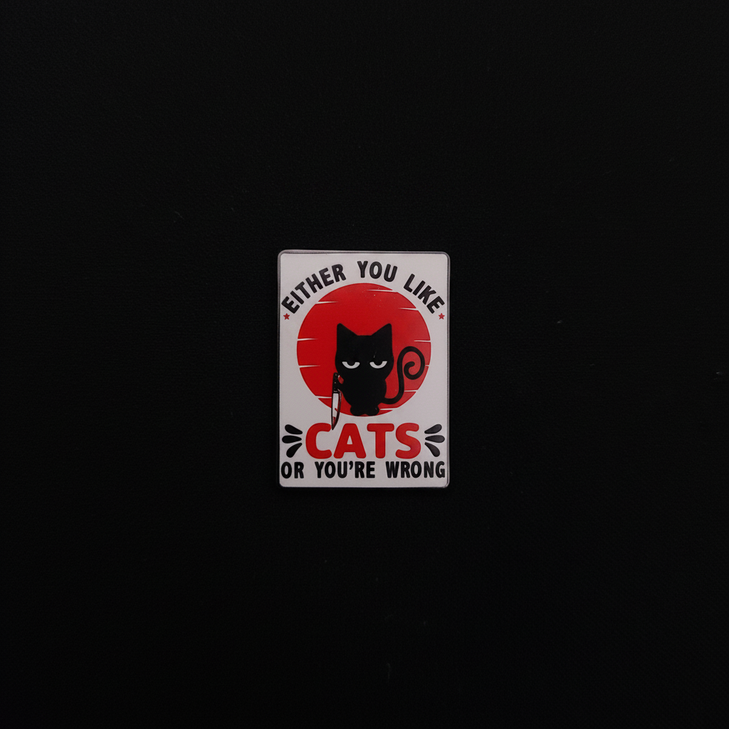 Cats “Like Cats” Pin