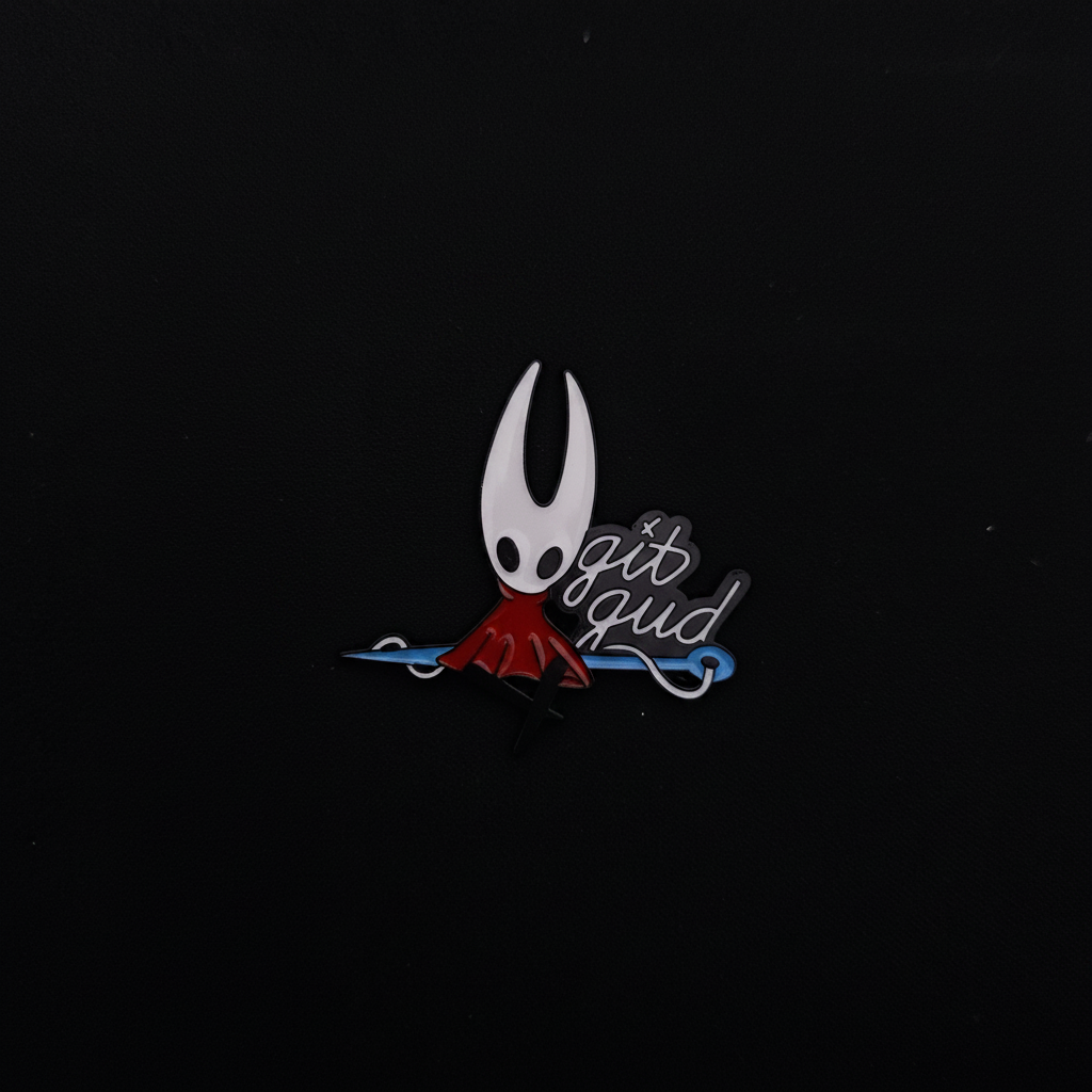 Hollow Knight Silk Song “Git Gud” Pin