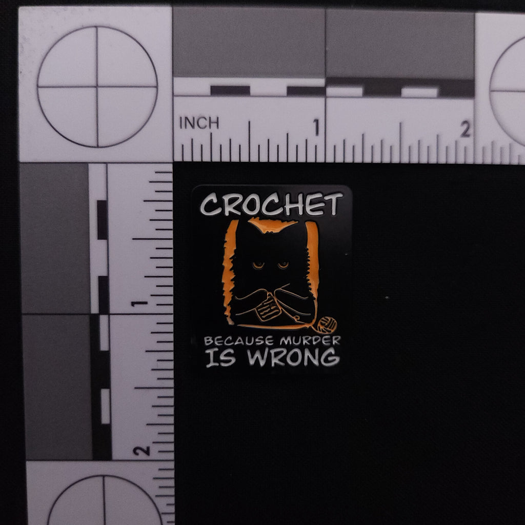 Cats Crochet Pin
