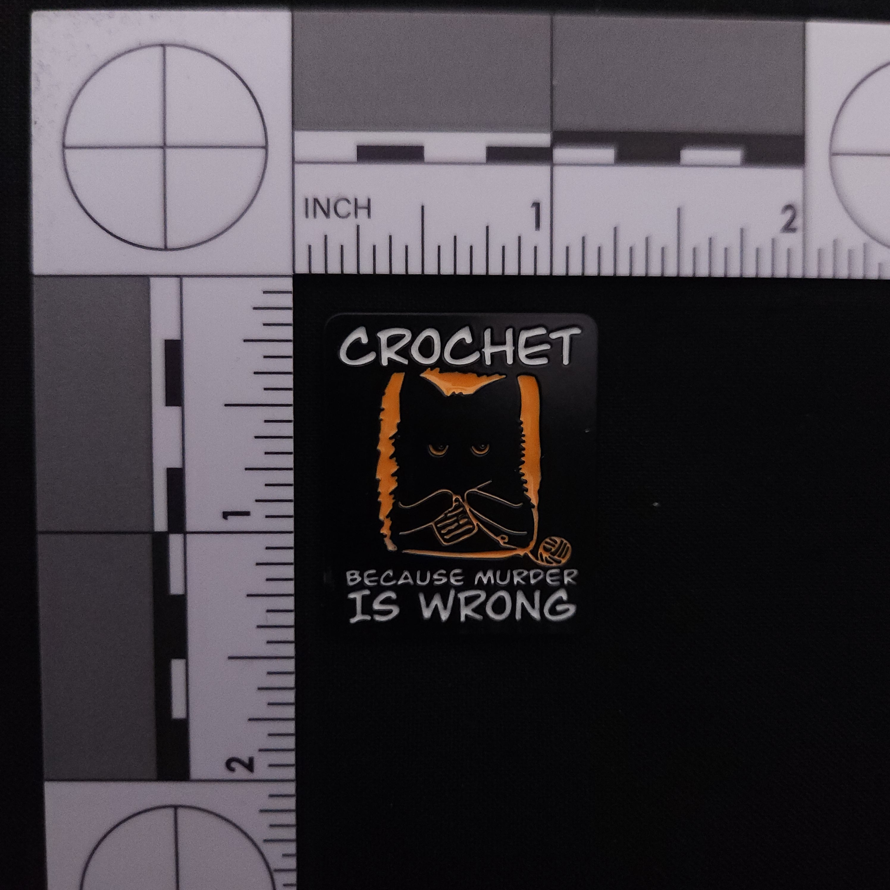 Cats Crochet Pin