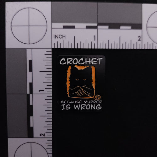 Cats Crochet Pin