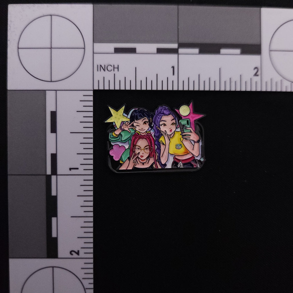 K-Pop Demon Hunters Group Pic Pin
