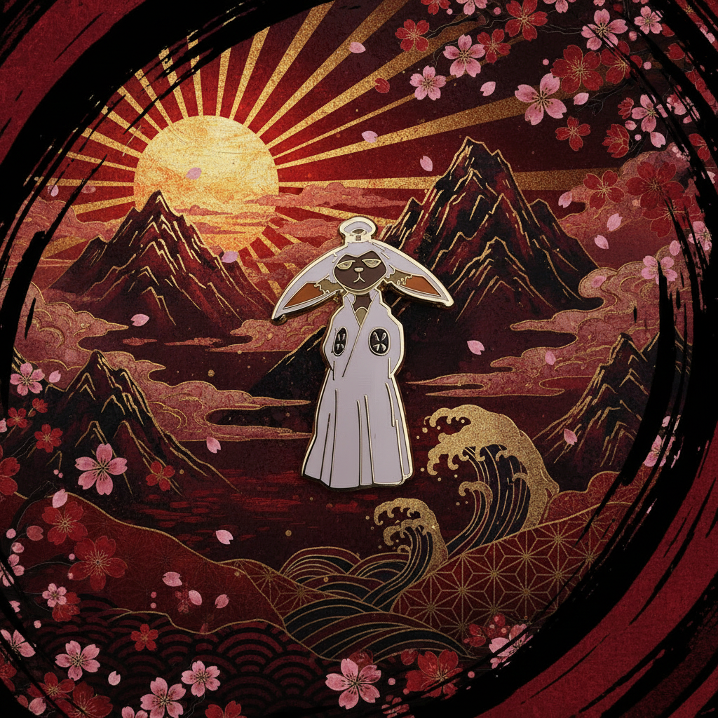 Avatar the Last Airbender Samurai Momo Pin