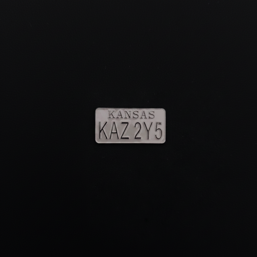 Supernatural License Plate Pin