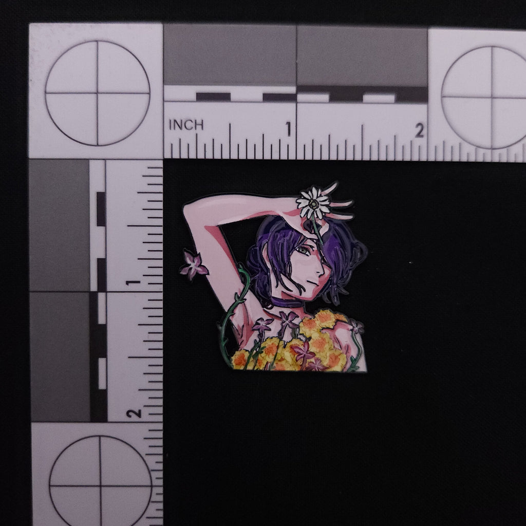 Chainsaw Man Reze Flowers Pin
