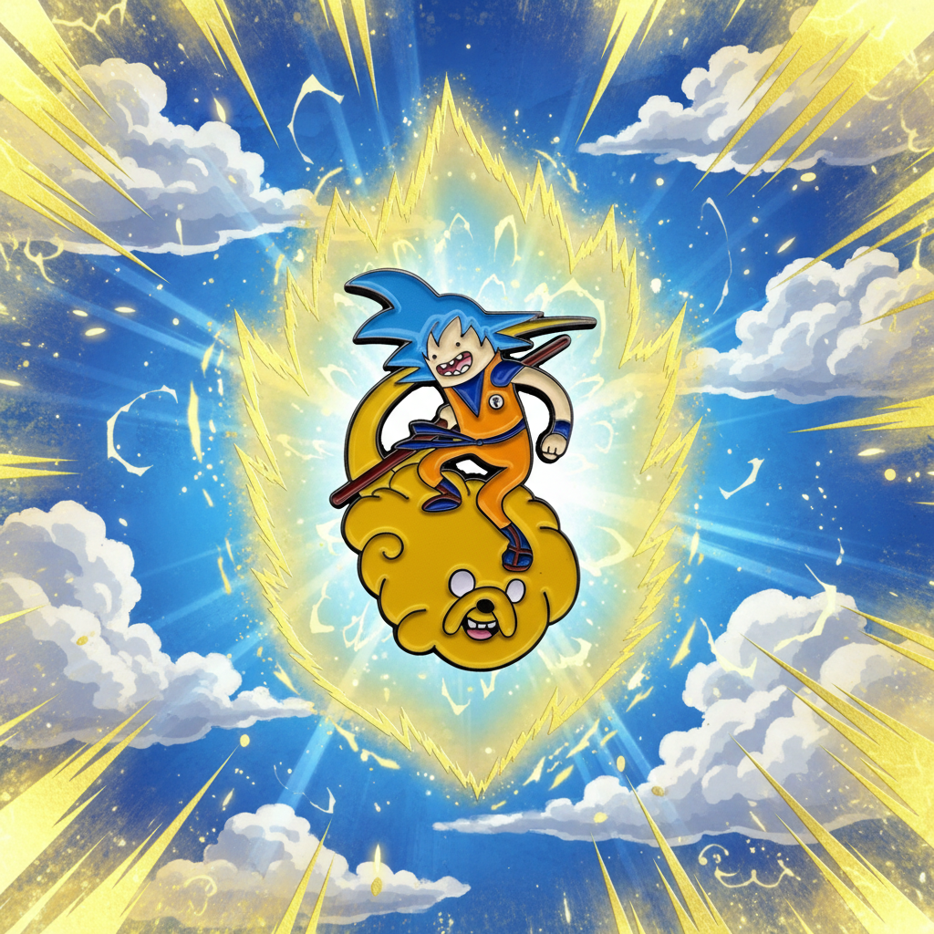 Adventure Time Goku Pin