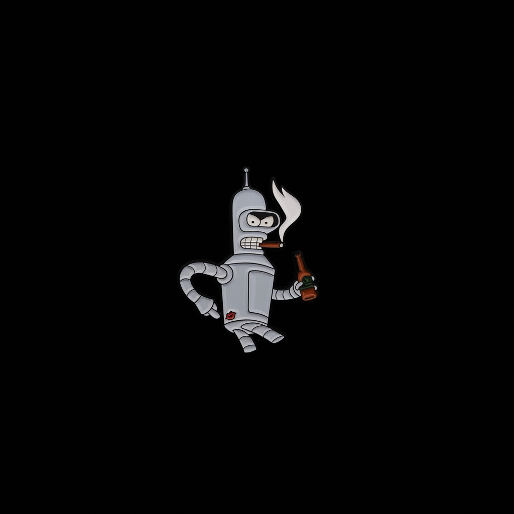Futurama Bender Vices Pin
