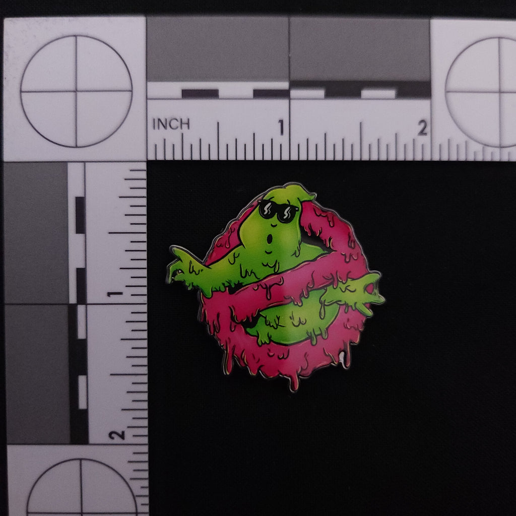 Ghostbusters Slimey Ghostbuster Logo Pin