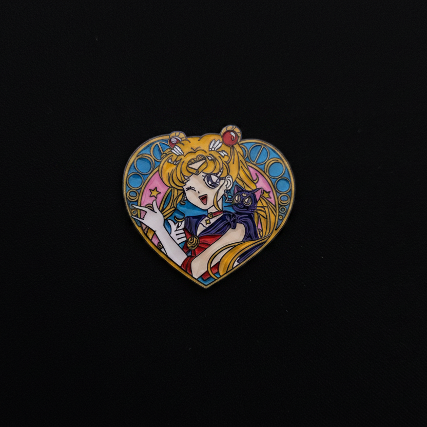 Sailor Moon Heart Pins