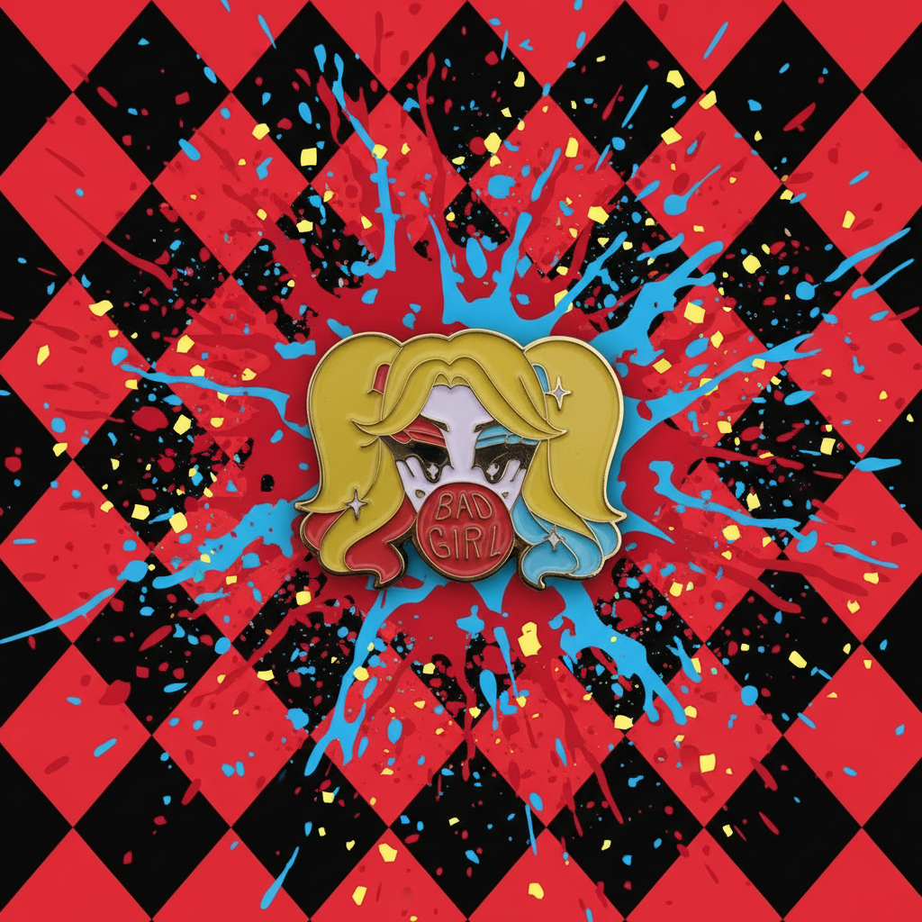 DC Comics Harley Quinn Bad Girl Pin