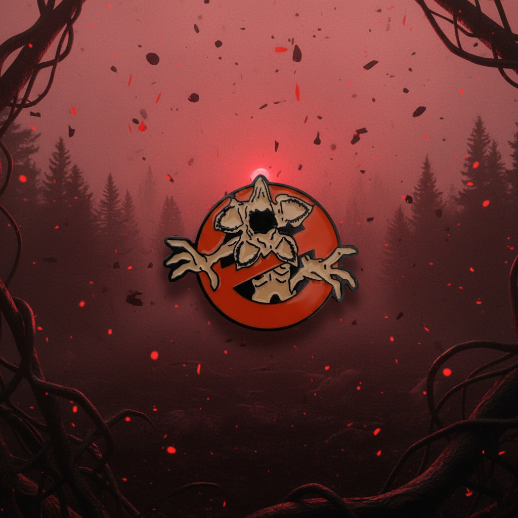 Stranger Things Anti Demogorgon Pin