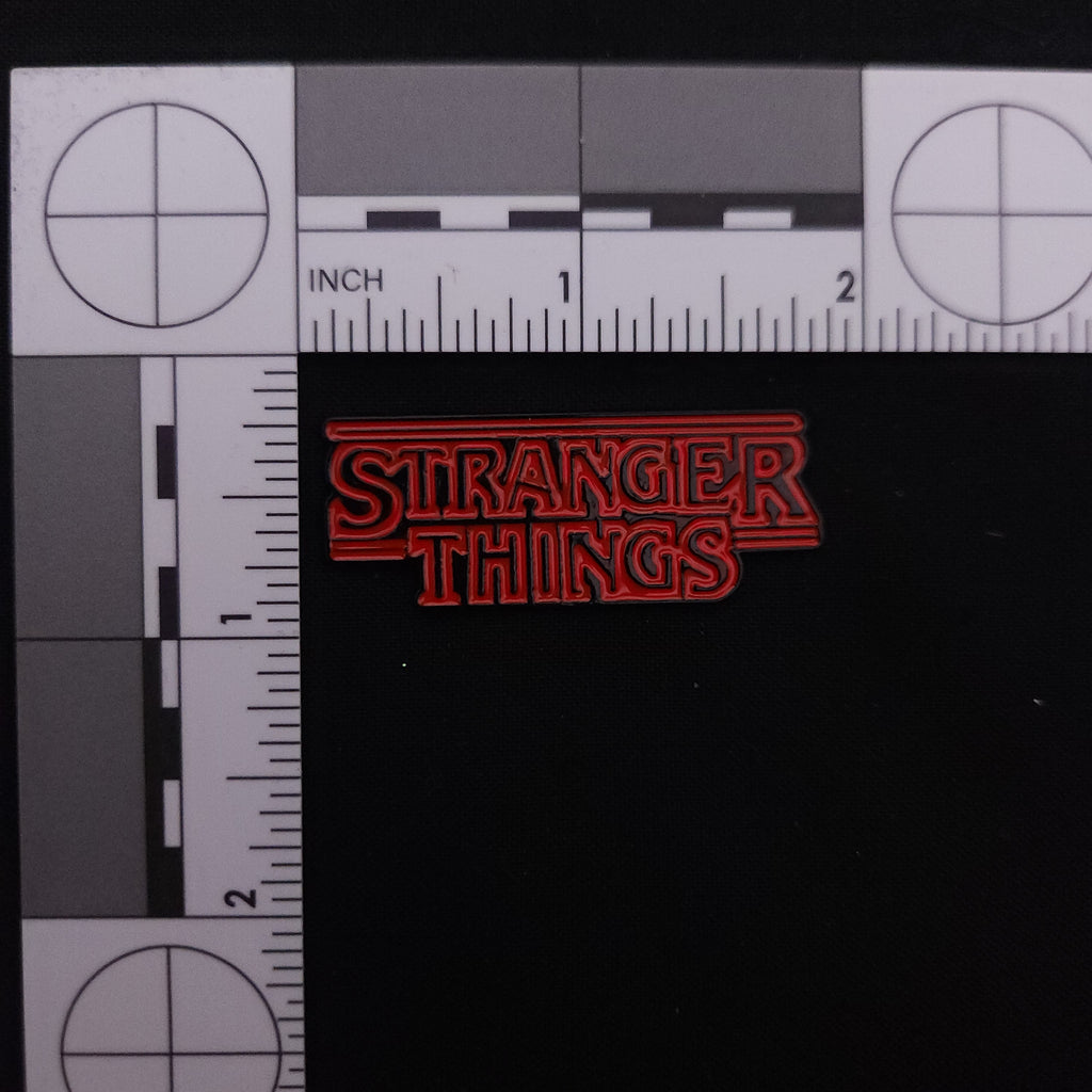 Stranger Things Logo Pin