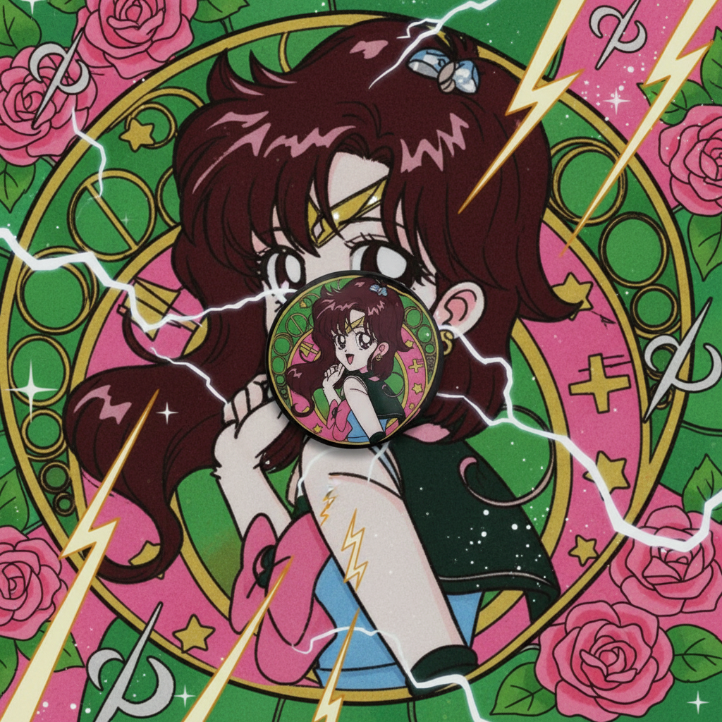 Sailor Moon Round Pins