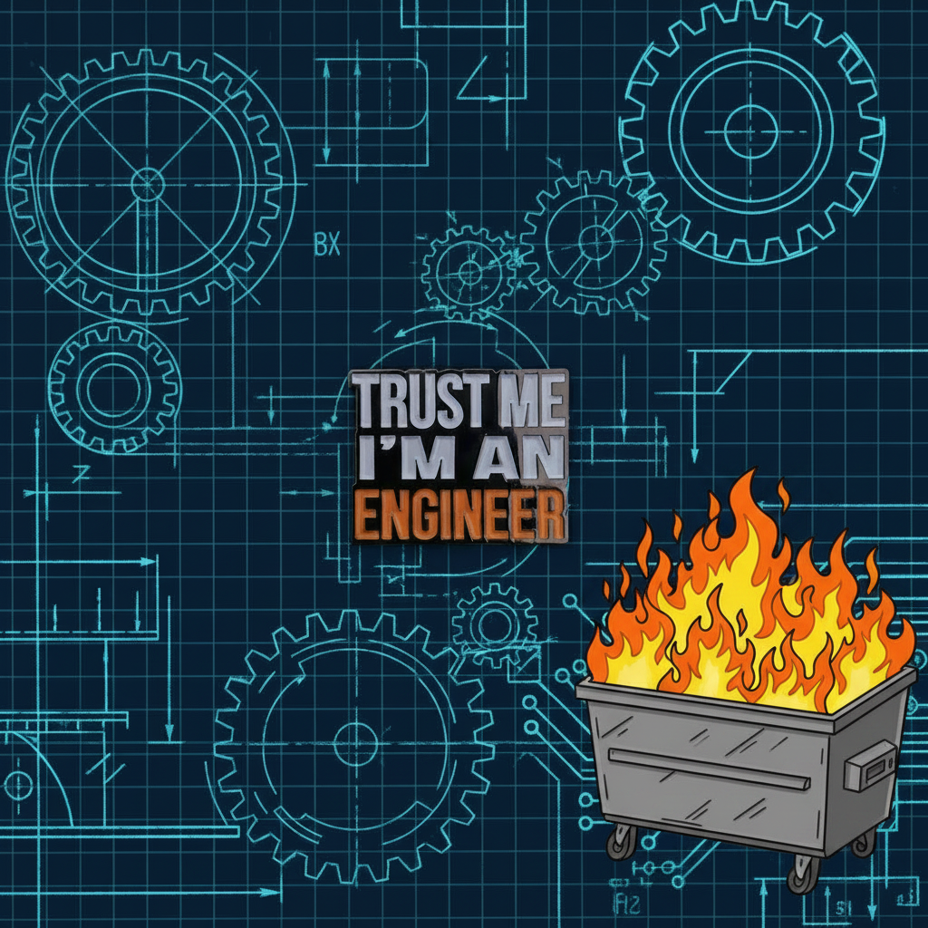 Engineer “Trust me I'm and Engineer” Pin