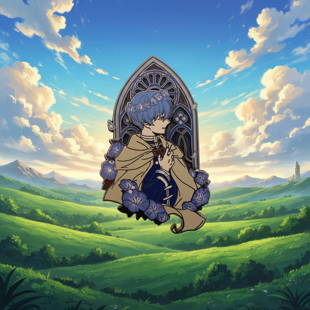Frieren Himmel the Hero Pin