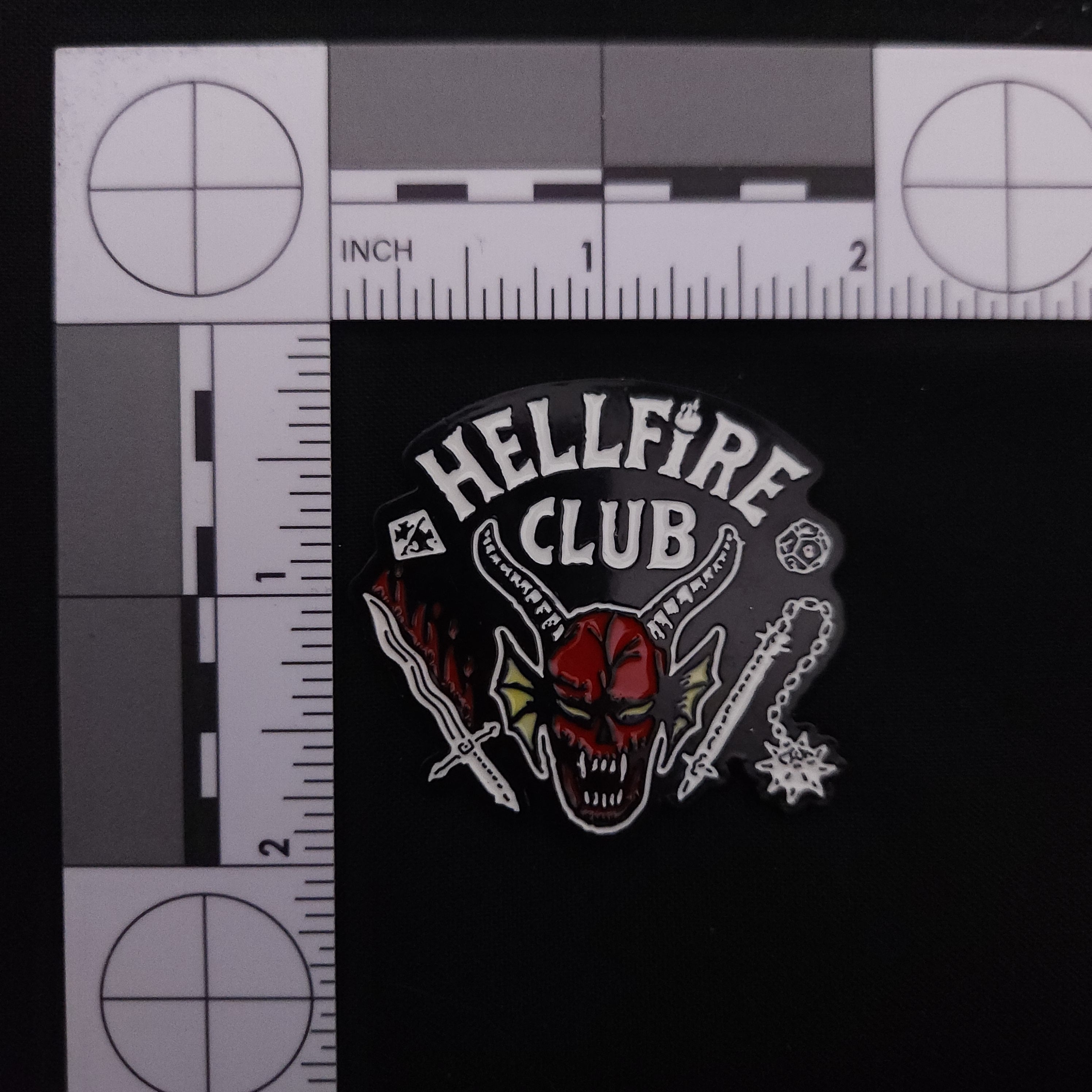 Stranger Things Hellfire Club Pin