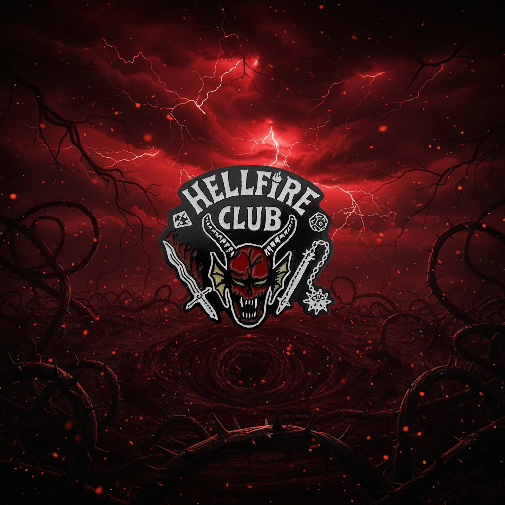 Stranger Things Hellfire Club Pin