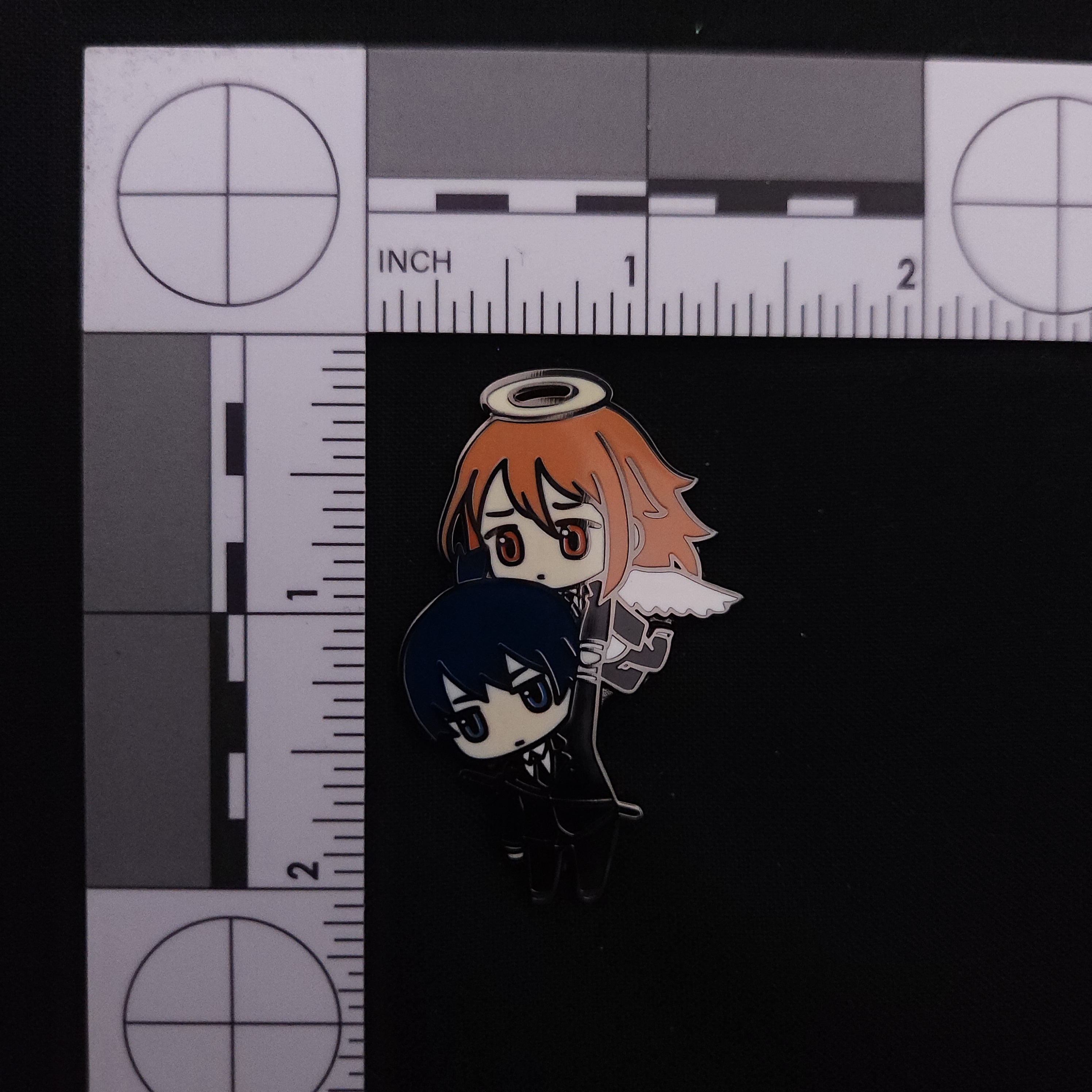 Chainsaw Man Chibi Angel Demon Carrying Aki Pin