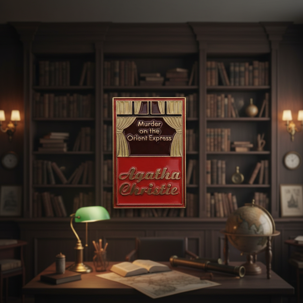 Books Murder on the Orient Express Pin