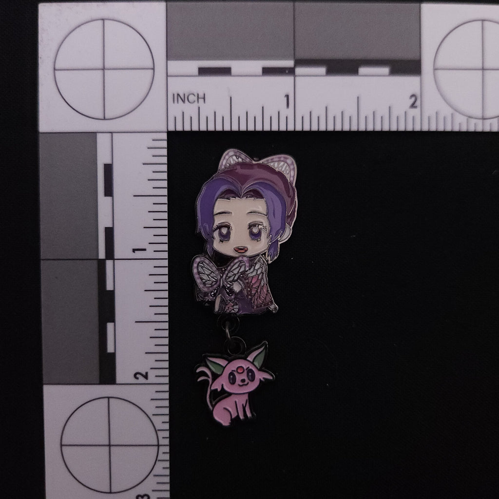 Demon Slayer Shinobu and Espeon Pin