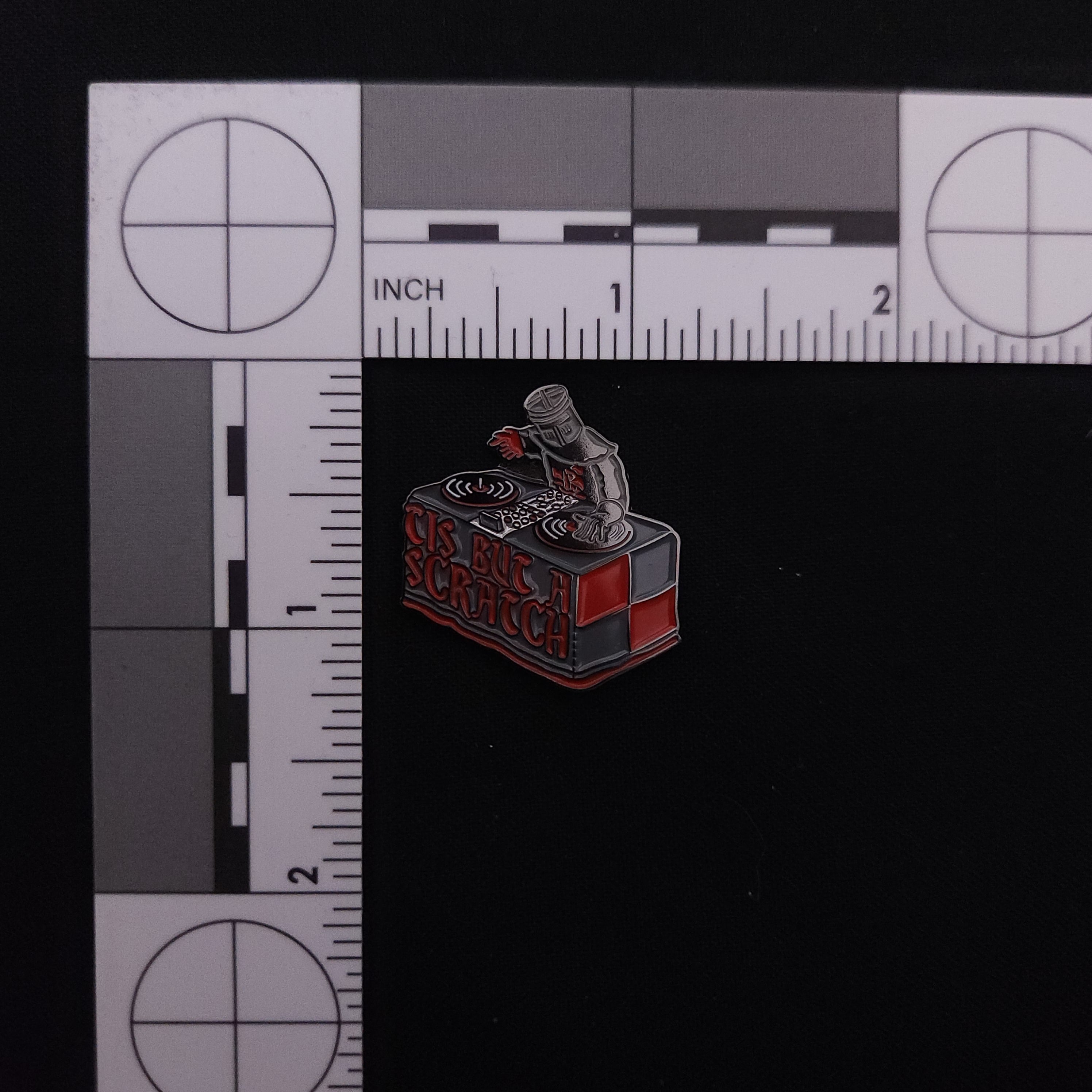 Monty Python Tis but a Scratch DJ Pin