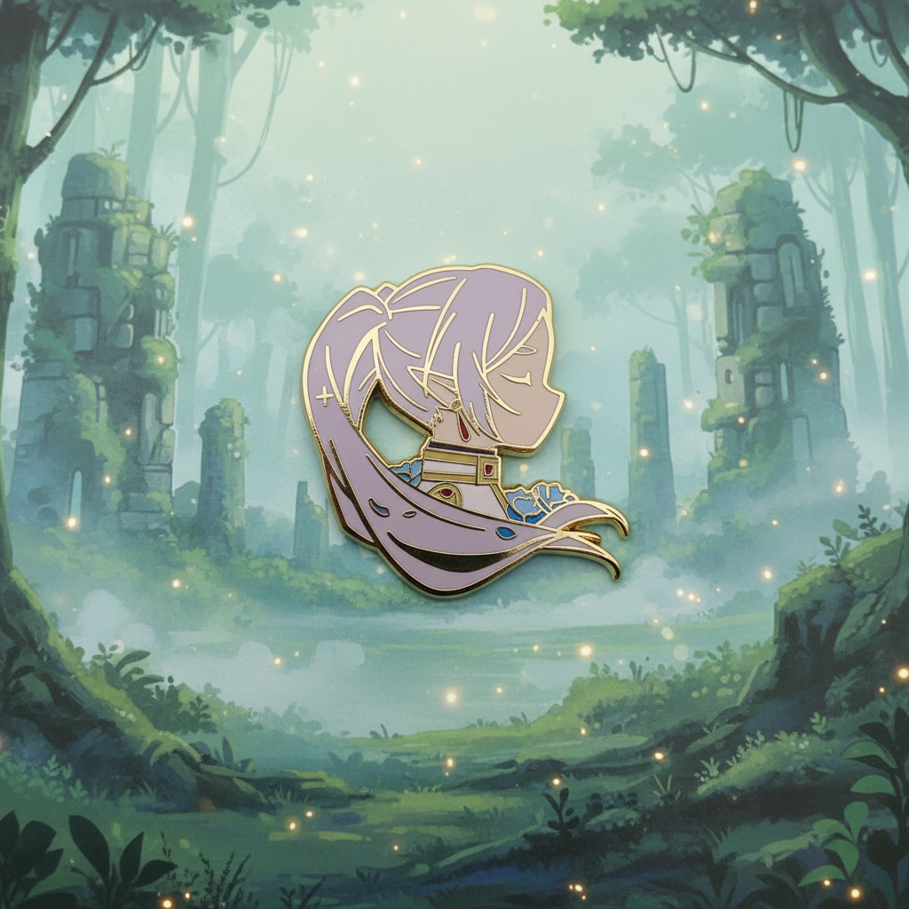 Frieren Frieren Face Pin