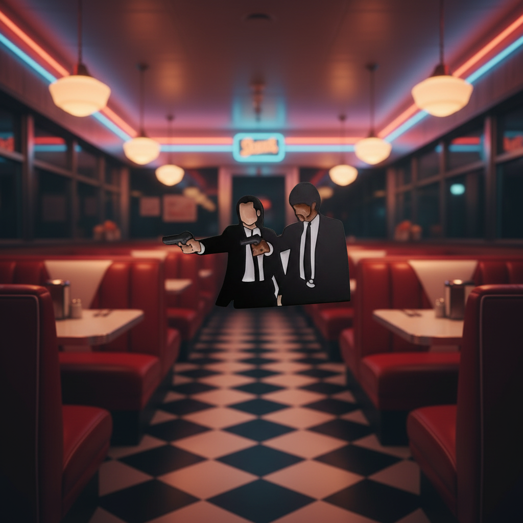 Pulp Fiction Vincent and Jules Pin