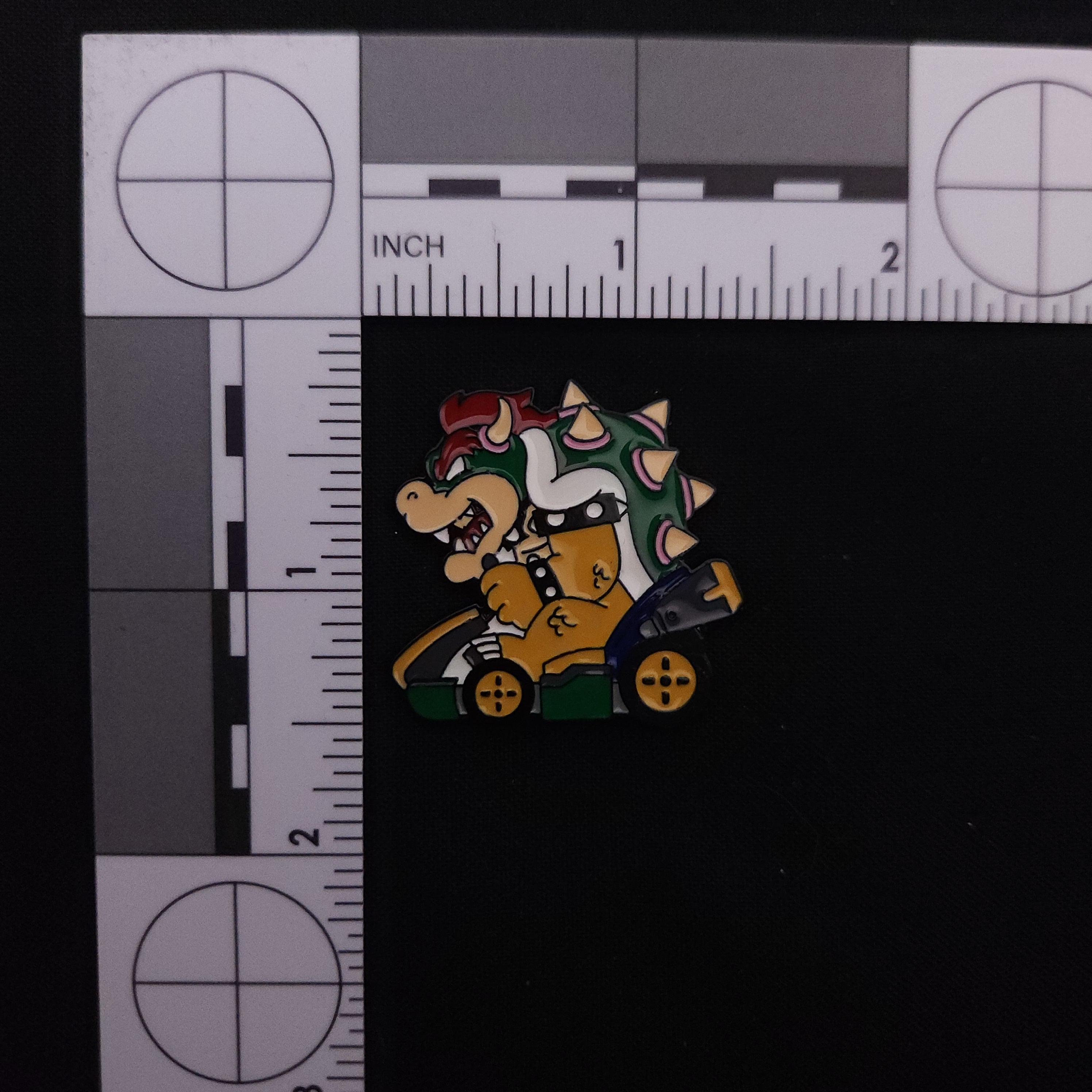 Mario Mario Cart Bowser Pin