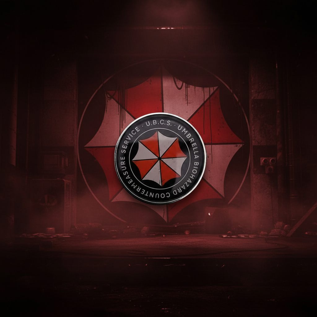 Resident Evil Umbrella Biohazard Pin