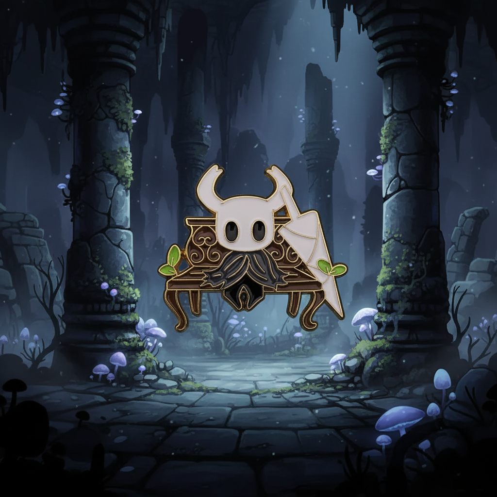 Hollow Knight The Knight Resting Pin