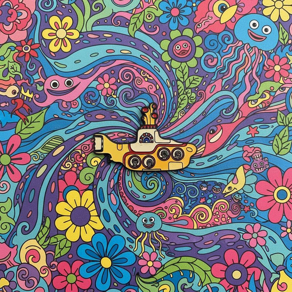 Bands The Beatles Yellow Submarine Pin