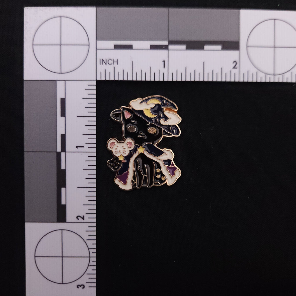 Cats Wizard Cat Pin