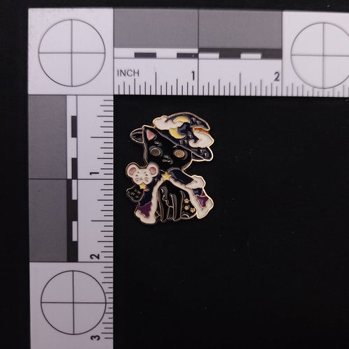 Cats Wizard Cat Pin