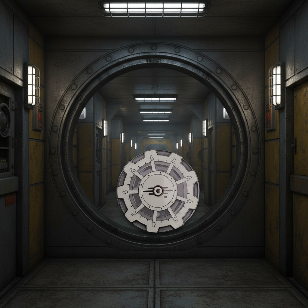 Fallout Vault-Tec Vault Door Pin
