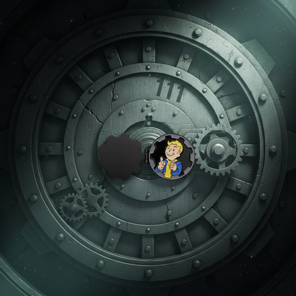 Fallout Vault-Tec Vault Door Pin