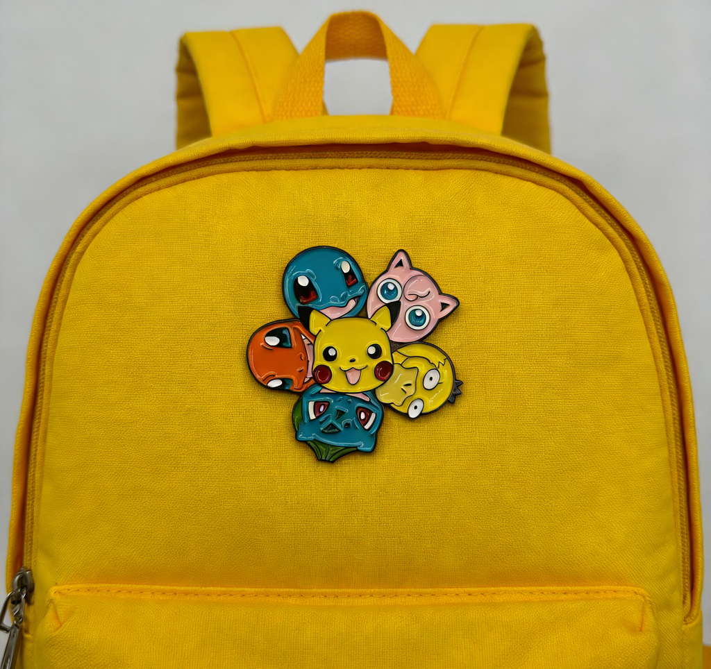 Pokemon Pikachu and Crew Pin
